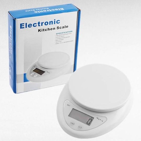 Весы кухонные 5кг B05 Белые