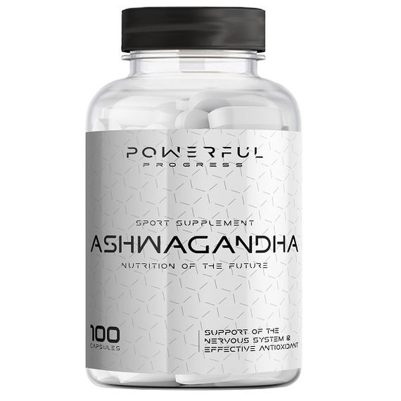 Ашфаганда для спорта Powerful Progress Ashwagandha 100 Caps