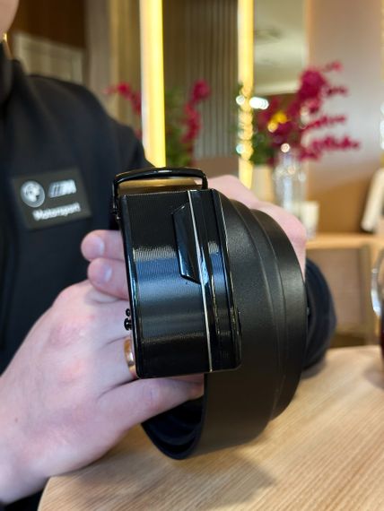 Мужской кожаный ремень с пряжкой автомат 4978 | Зображення 7