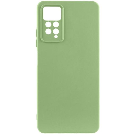 Чохол TPU GETMAN Liquid Silk Full Camera для Xiaomi Redmi Note 11 Pro 4G/5G / 12 Pro 4G Зелений / Pistachio