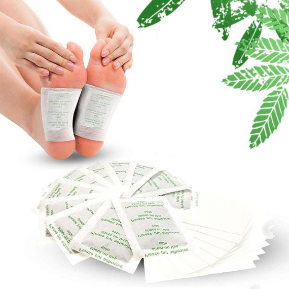 Пластир на стопи для виведення токсин (10 шт), Kiyome Kinoki / Детокс пластирі для ніг / Токсиновивідний набір пластирів