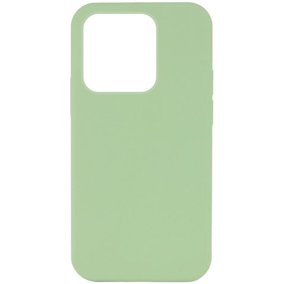 Чохол Silicone Case Full Protective (AA) NO LOGO для Apple iPhone 15 Pro Max (6.7") М'ятний/Mint