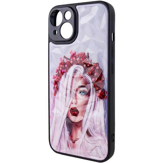 TPU+PC чехол Prisma Ladies для Apple iPhone 14 (6.1") Ukrainian Girl | Зображення 2