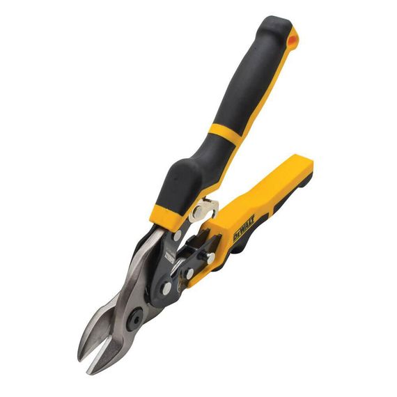 Ножиці по металу ERGO Aviation завдовжки 235 мм, прямі з короткими губками DeWALT DWHT14694-0 | Зображення 3