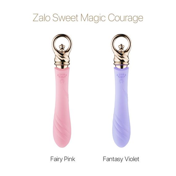 Вібратор для точки G із підігрівом Zalo Sweet Magic - Courage Fantasy Violet | Зображення 7