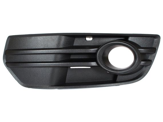 Audi Q5 8R (08-12) ліва передня решітка у бампер з отвором під протитуманку, Ауді К'ю 5 8Р