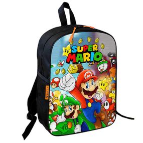 Рюкзак шкільний дитячий 36х27см Маріо «Super Mario» з принтом для хлопчика (00688)