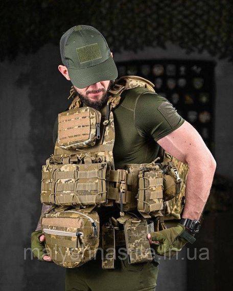 Плитоноска + РПС ATACK TIMUCHIN    пиксель ДЛ7139