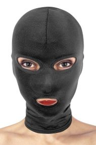 Капюшон для БДСМ з відкритими очима та ротом Fetish Tentation sexstyle