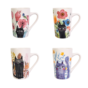 Чашка Художні коти VT-C-194385 Vittora 385мл