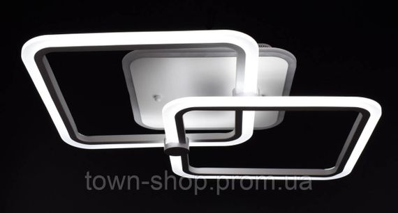 Люстра потолочная LED с пультом A2503/2-RGB-wh Белый 10х41х63 см. | Зображення 1