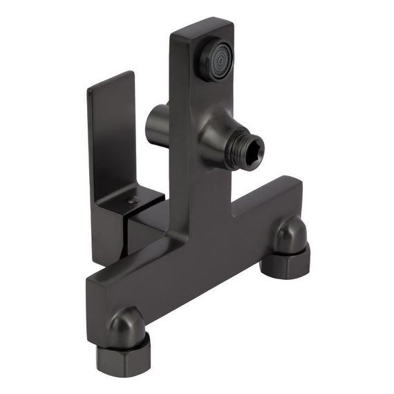 Змішувач для ванни Qtap Gemini (з душовим гарнітуром) QTGEM259GMB45684 Gunmetal Black PVD | Зображення 5