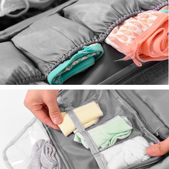 Органайзер-сумка для особистих речей дорожня 28х16х12.5 см Чорна LoveYouHome | Зображення 3