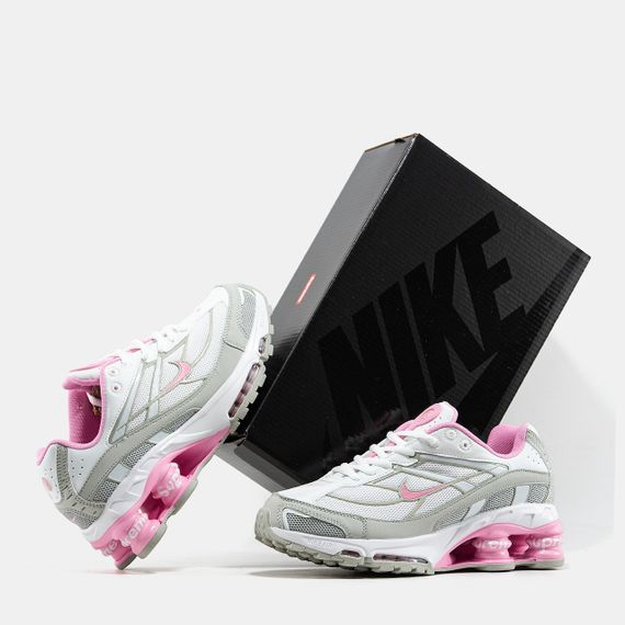 Кросівки  Shox TL x Supreme Grey Pink / супрем весна / літо / осінь 2338 39 24.5 см | Зображення 6