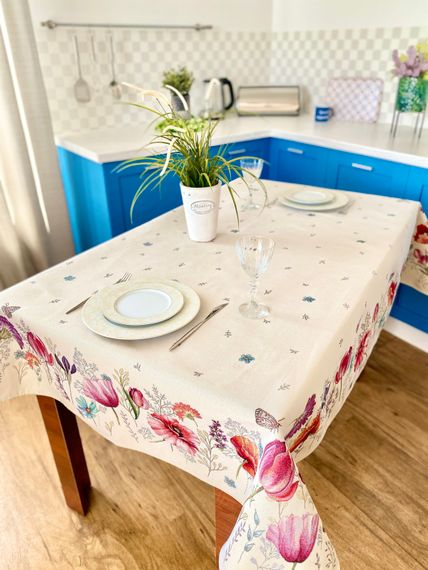 Скатертина гобеленова RUNNER1002 Limaso, 160x250, Прямокутна, Повсякденний, Без люрексу, 75% поліестер, 22% бавовна, 3% акрил, Гобелен | Зображення 5