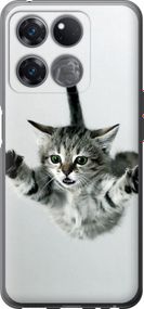 Чехол на OnePlus Ace Racing Летящий котёнок "2322u-2955-17620"