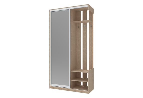 Прихожая City One Door Doros Дуб сонома 1 Зеркало 110х45х210 (44900083)