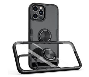 Чехол Primolux Ring Magnetic Stand для Apple iPhone 12 Pro Max - Black