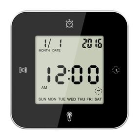 Настольные часы Technoline WT344 Black/Silver (DAS301304)