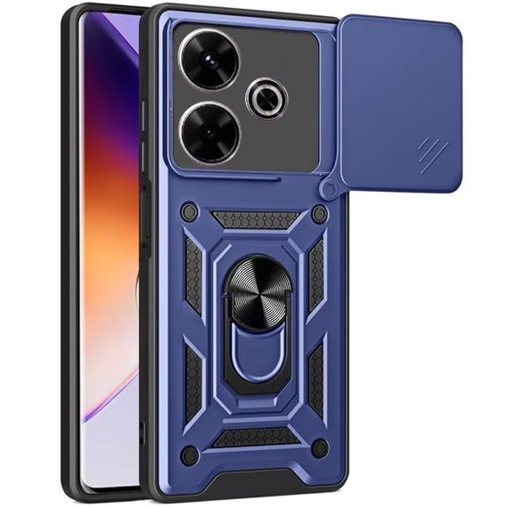Чохол Ummi Camshield Serge Ring для Xiaomi Redmi 13 4G / Poco M6 4G Синій