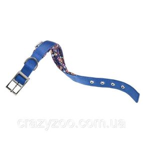 Ошейник для собак Ferplast Daytona Fantasy C25/53 нейлоновый cиний 2.5х45-53 см 75232602