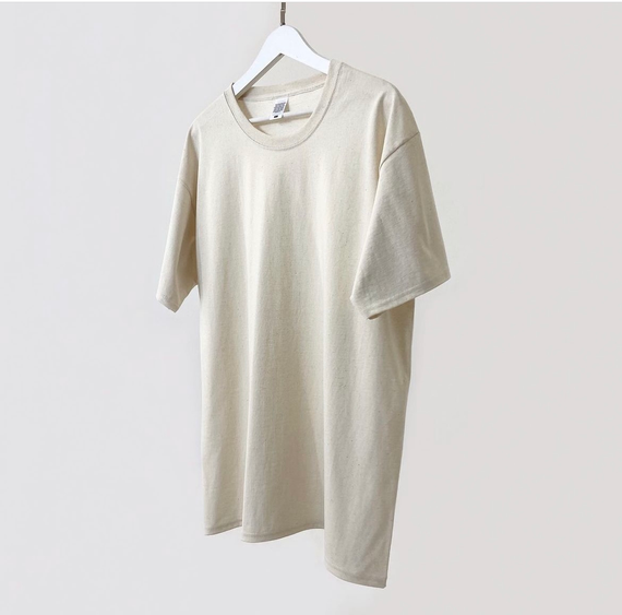 Мужская футболка классическая с коротким рукавом OW0001 цвет молочный размер XXL