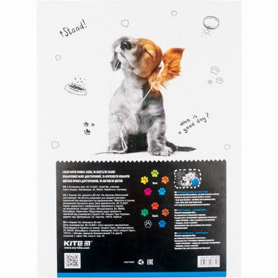 Цветная бумага Kite двухсторонний А4 10 л /5 неоновых цветов + 5 зв. цветов (K22-288) - Топ Продаж! | Зображення 3