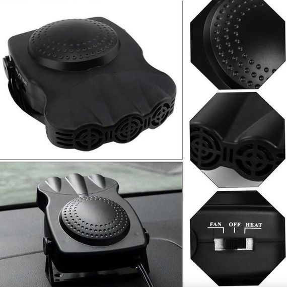 Автопечки от прикуривателя Car, Автомобильный обогреватель auto heater fan 200w, Авто обогреватель CE-73 | Зображення 7