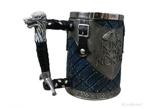 Кружка Чашка Бокал Игра Престолов King in the North Targaryen 3D Король Севера