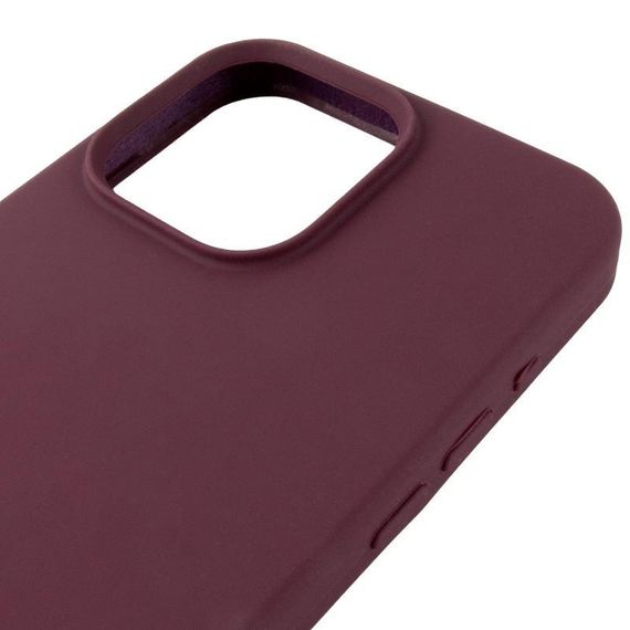 Чохол Silicone Case (AA) Logo with MagSafe для Apple iPhone 11 Pro (5.8") Бордовий / Plum | Зображення 3