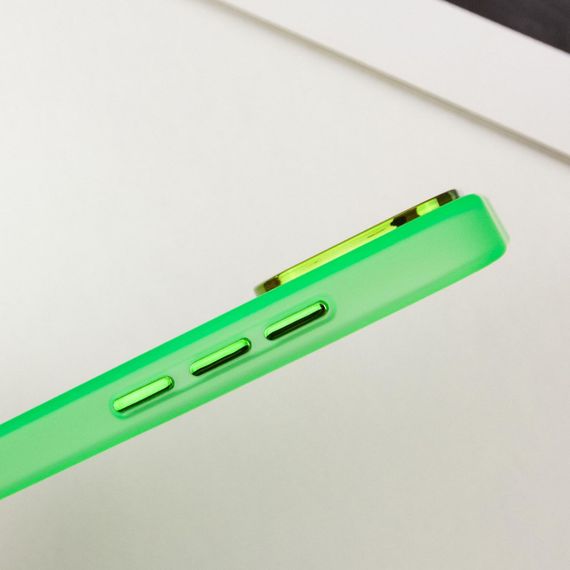 Чехол TPU+PC Lily with MagSafe для Apple iPhone 12 Pro Max (6.7") Neon Green | Зображення 6