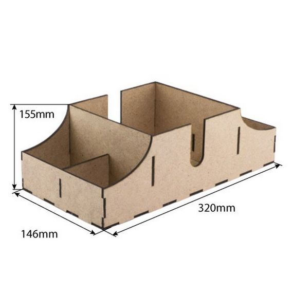 Заготовка для декорирования "Органайзер для кухонных аксессуаров и салфеток" FDPO-023 | Зображення 2