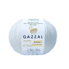 Gazzal BABY WOOL XL No 801 пряжа для в'язання Gazzal
