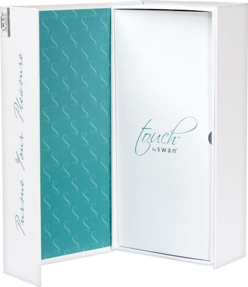 Вібратор-кролик Touch by SWAN - Trio Teal, сенсорне керування, ротація, діаметр 3,8 см sexstyle | Зображення 7