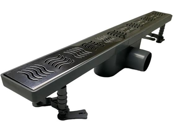 Душовий канал Maxiflow Classic Line 60 см решітка Хвиля 4012.0Y050K.060.1 | Зображення 1