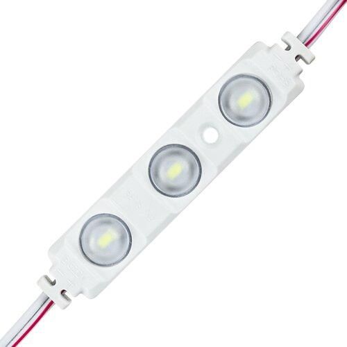 Светодиодный модуль BRT XG19 5630-3 led W 1,5W 12В, IP65 белый 6500K,с линзой полусфера