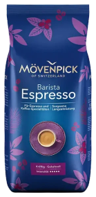 Кава зернова темного обсмажування Movenpick Espresso Німеччина, 1 кг (Оригінал)