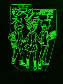 Акриловый светильник-ночник Обещанный Неверленд зеленый tty-n000934