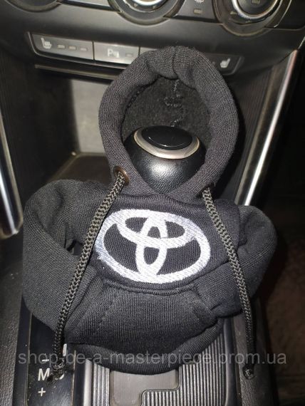 Чехол кофта Худи аксессуар на КПП Car Hoodie тойота toyota черный подарок автомобилисту 10070