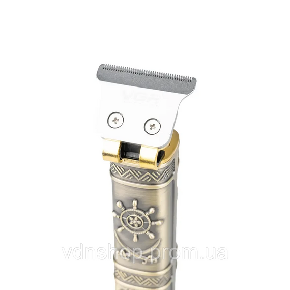 Триммер VGR V-096 с насадками и USB, золото | Зображення 4