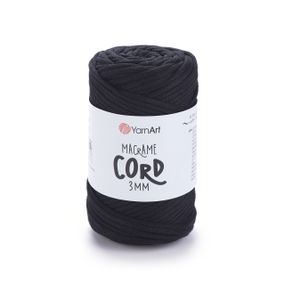 Пряжа Macrame Cord 3 mm (Макраме Корд), 250 г, 85 м — Бавовняний шнур для в’язання та макраме