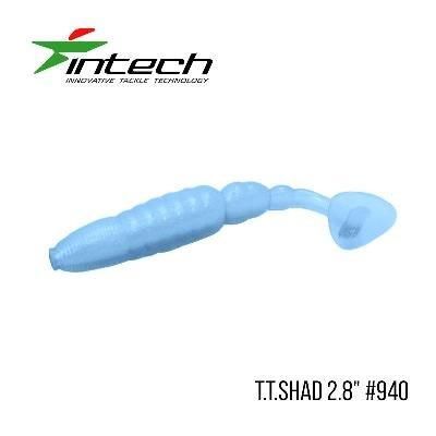 Силиконовая приманка, Съедобный силикон Bait Breath T.T.Shad 2,8" (7 шт) (940 Albino Shad)