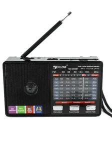 Радиоприемник аккумуляторный Golon RX 8866 с фонариком + BT / FM приемник Golon на батарейках USB MP3