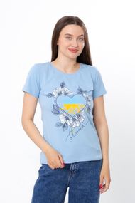 Футболка жіноча Носи своє 52 Синій (p-10548-163670)