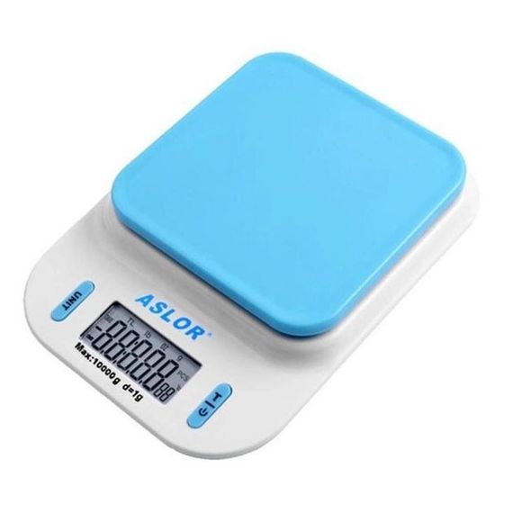Ваги кухонні 109, 2 кг (0.1 г), термометр. LO-516 Колір: блакитний | Зображення 9
