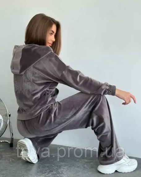 Спортивный костюм для женщин цвет коричневый размеры S, M, L, XL FI_008519 | Зображення 3