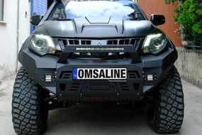 Передний бампер с защитой картера Dakar (2015-2019) для Mitsubishi L200