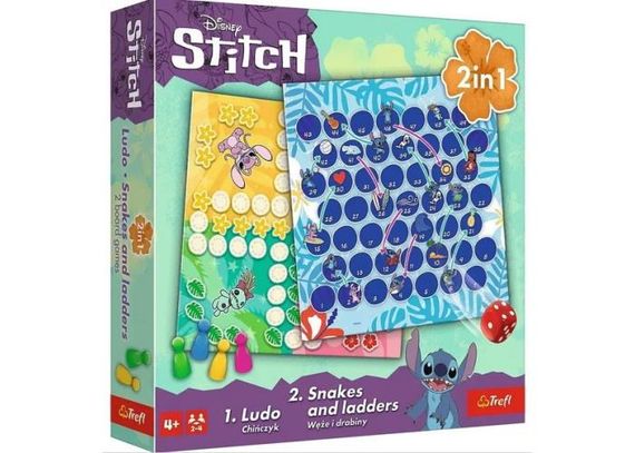 Настольная игра Лудо 2 в 1. Лило и Стич (Ludo 2 in 1: Lilo & Stitch)