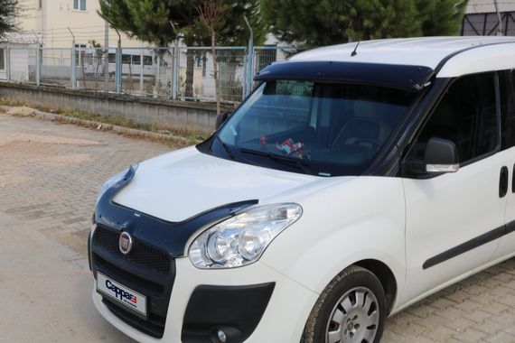 Дефлектор капота EuroCap (2010-2015) для Fiat Doblo III | Зображення 7