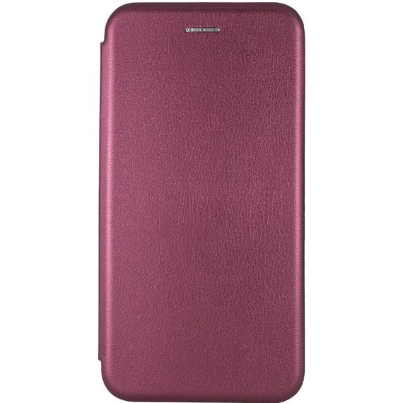 Кожаный чехол-книжка Classy для Apple iPhone 11 (6.1") Бордовый